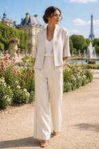 Pantalon - gabardine de coton